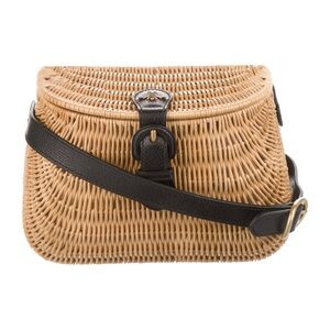 Gucci rattan wicker bag